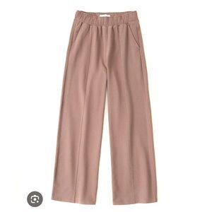 🆕 NWT ABERCROMBIE & FITCH Luxe Soft A&F Collection Wide Leg Sweatpants